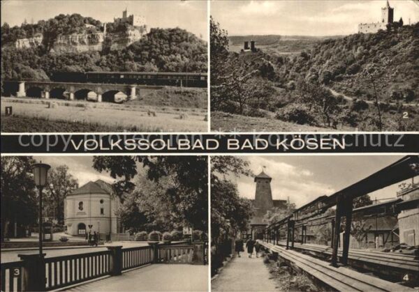 Bad Koesen Rudelsburg Burg Saaleck Sanatorium Erns