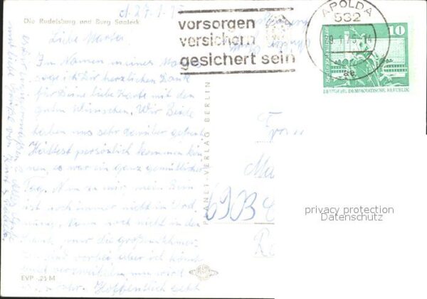 Saaleck Rudelsburg Burg Saaleck – Bild 2