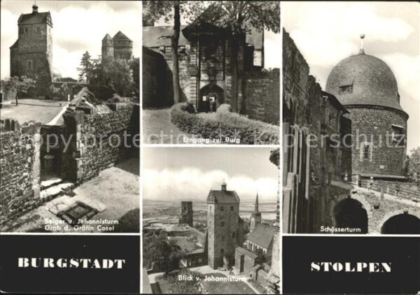 Stolpen Burg Türme Grab Gräfing Cosel