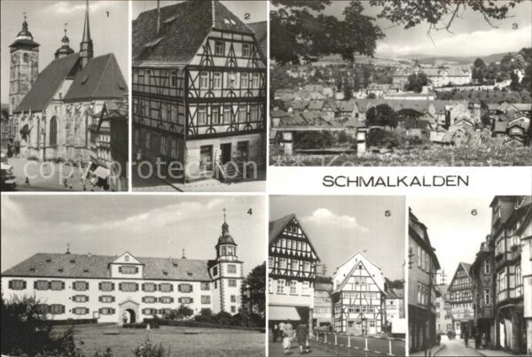 Schmalkalden Stadtkirche St Georg Denkmalschutz Luth