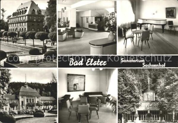 Bad Elster Sanatorium Sachsenhof Halle Musikzimmer
