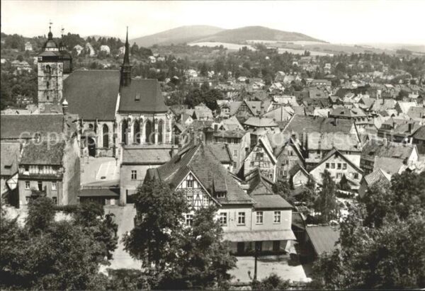 Schmalkalden Ortsansicht mit Kirche