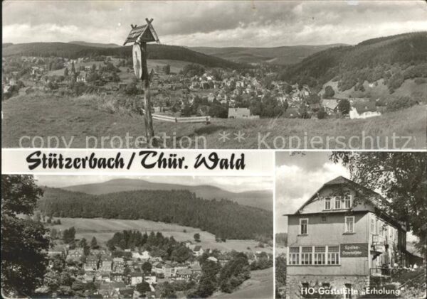 Stuetzerbach Panorama HO Gaststätte Erholung
