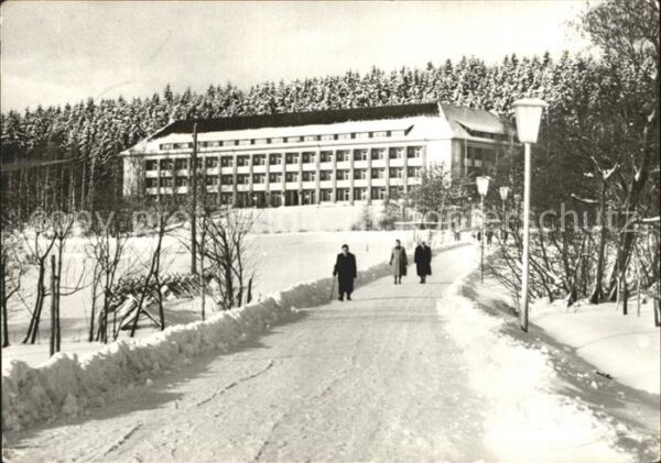 Bad Brambach Fucik Heim im Winter