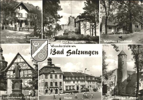 Bad Salzungen Wanderziele Waldgaststätte Ruine Franke
