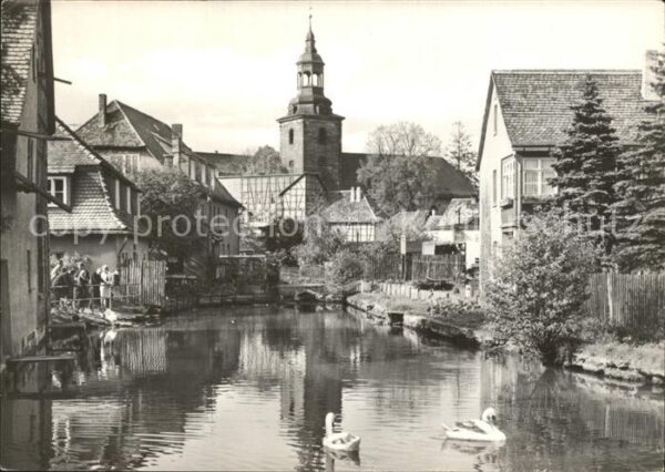 Bad Berka Klein Venedig Schwäne Kirche