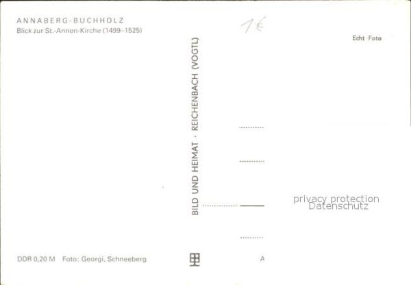 Annaberg-Buchholz Erzgebirge St Annen Kirche 15. Jhdt. – Bild 2