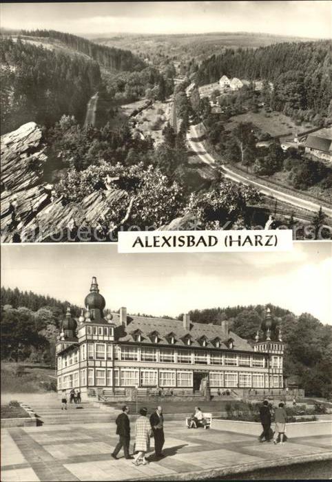 Alexisbad Harz Panorama Selketal FDGB Ferienheim Gesch