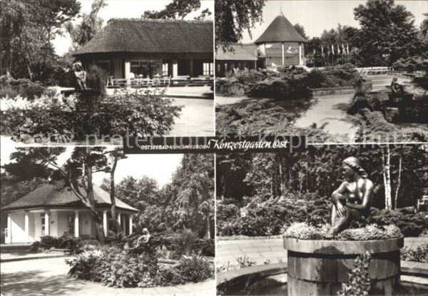 Kuehlungsborn Ostseebad Konzertgarten Skulptur