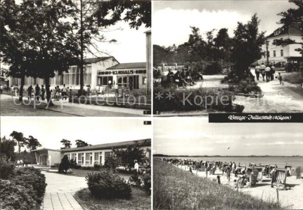 Juliusruh Ruegen FDGB Erholungsheim Kurhaus Dünenhaus St