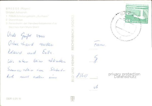 Juliusruh Ruegen FDGB Erholungsheim Kurhaus Dünenhaus St – Bild 2