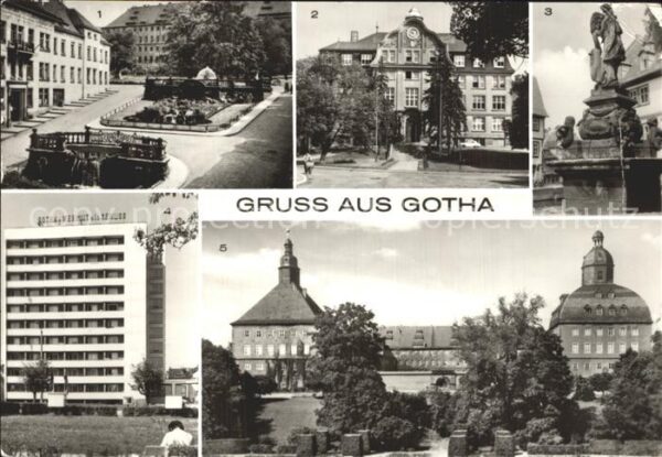 Gotha Thueringen Wasserkunst Schlossberg Ingenieurschule