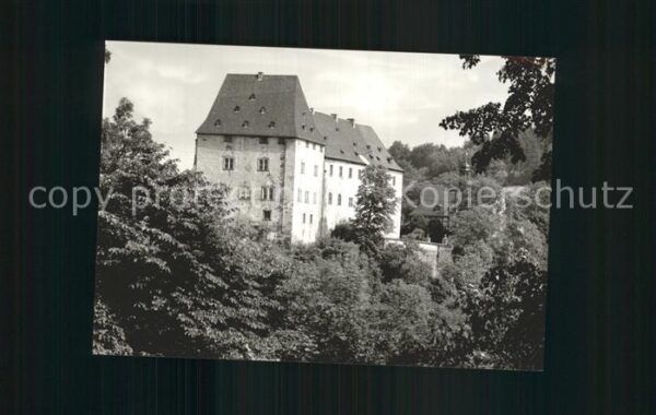 Burgk Saale-Orla-Kreis Museum Schloss Handabzug