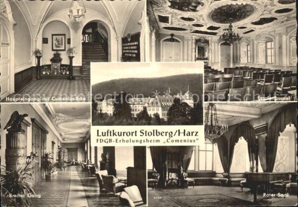 Stolberg Harz FDGB Erholungsheim Comenius Haupteingan