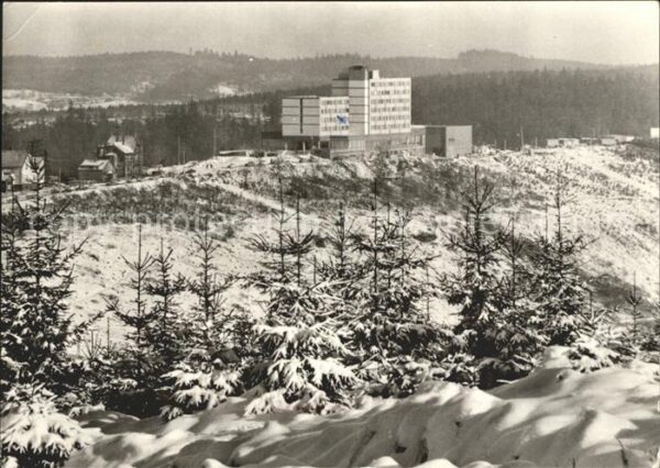 Finsterbergen FDGB Erholungsheim Wilhelm Pieck Winter