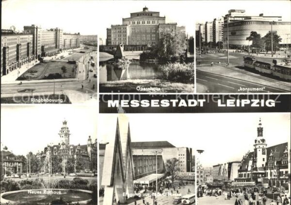 Leipzig Ringbebauung Opernhaus Konsument Rathau