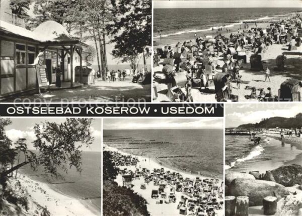 Koserow Ostseebad Usedom Kiosk Strand Küste