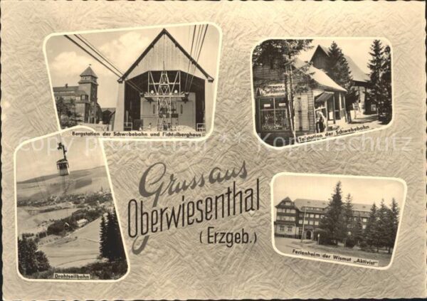 Oberwiesenthal Erzgebirge Bergstation Schwebebahn Fichtelberghaus