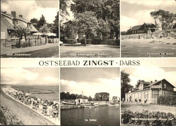 Zingst Ostseebad HOG Fischerklause FDGB Erholungsheime D