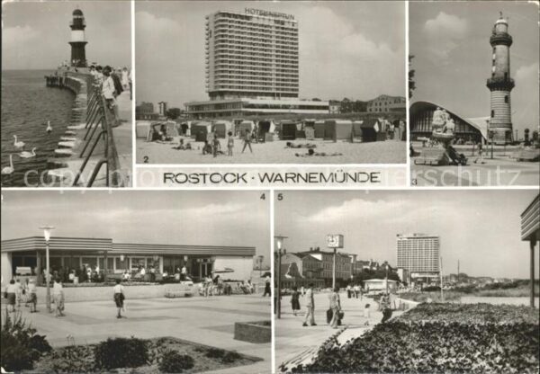 Warnemuende Ostseebad Mole Interhotel Neptun Gaststätte Teepo