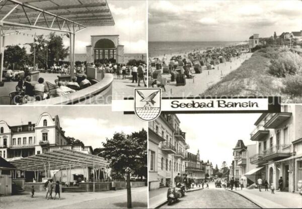Bansin Ostseebad Konzertpavillon Strand Hotel Strassenpa