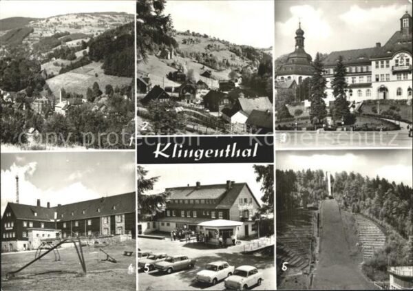 Klingenthal Vogtland Rathaus Kirche Jugendherberge Sporthote