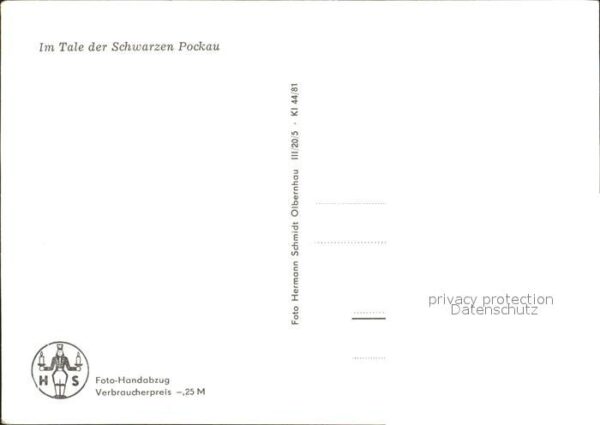 Pockau Tal der Schwarzen Pockau Am Grünen Grab – Bild 2