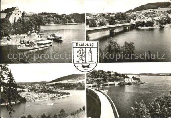 Saalburg Saale Hotel Restaurant Bootsanleger Brücke Sp