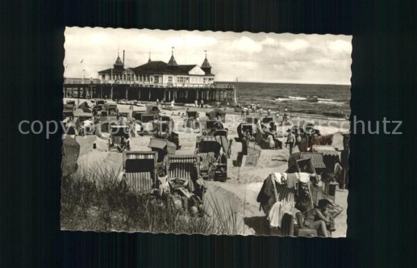 Ahlbeck Ostseebad Strand Seebrücke