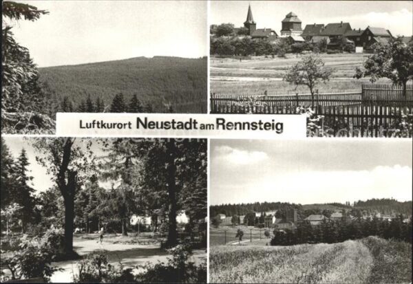 Neustadt Rennsteig Panorama Reischeltal Haube Ortsansicht