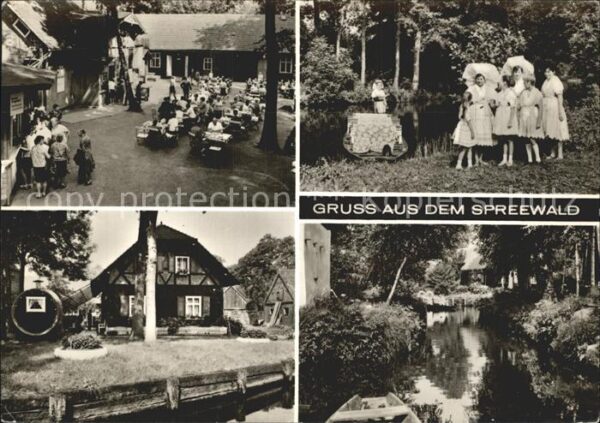Luebben Spreewald Gaststätte Trachten Wasserstrasse