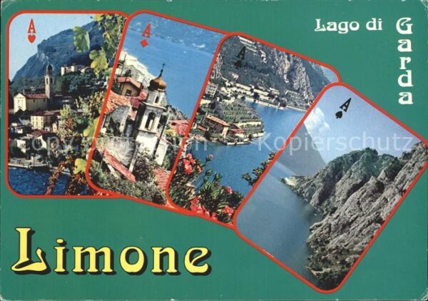 Limone sul Garda Teilansichten Küste Gardasee