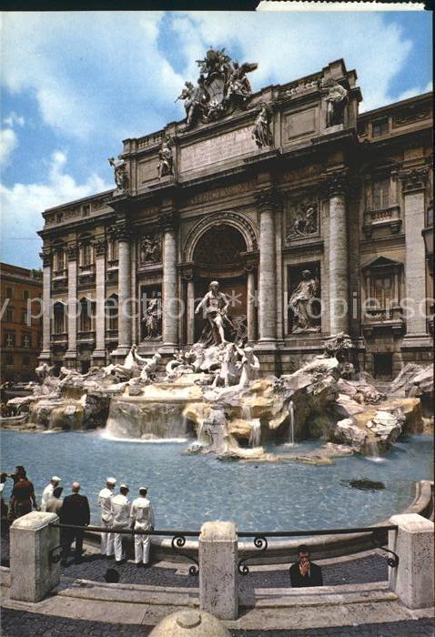 Roma Rom Fontana di Trevi Brunnen