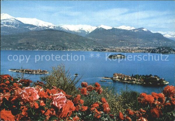 Lago Maggiore Isole Borromee Borromäische Inseln Alpe