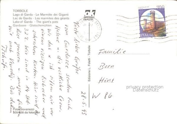 Torbole Lago di Garda Le Marmitte dei Giganti Gletschermühlen – Bild 2