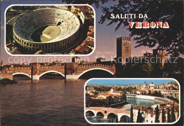 Verona Veneto Arena Brücke Teilansicht