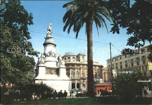 Genova Genua Liguria Piazza Acquaverde Monumento C. Colombo