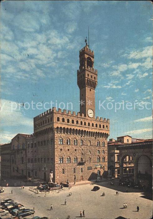 Firenze Florenz Palazzo Vecchio Piazza della Signoria M