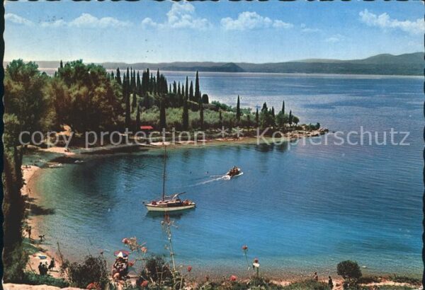 San Vigilio Lago di Garda Baia delle Sirene Bucht Gardasee