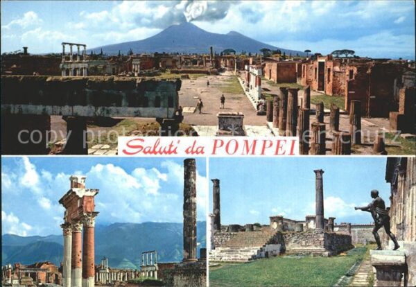 Pompei Forum Ruinenstätte Vesuv Vulkan