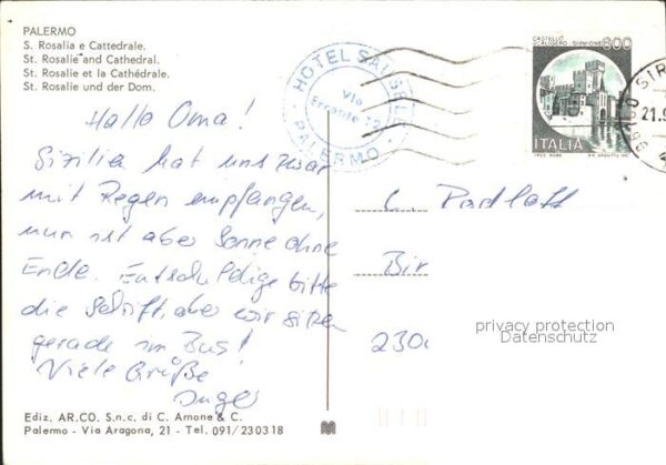 Palermo Sicilia Santa Rosalia e Cattedrale Santuario – Bild 2