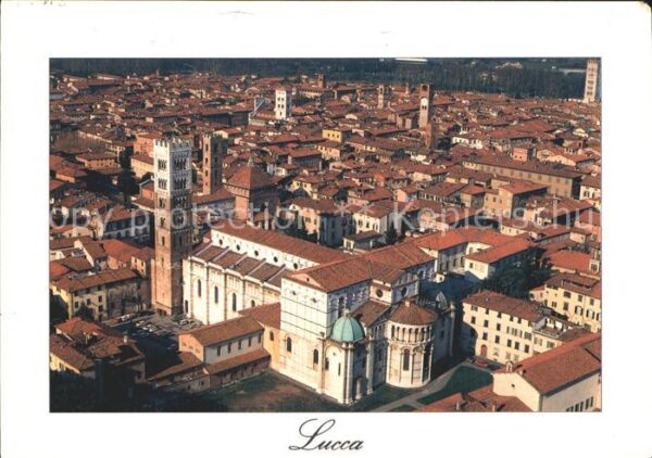 Lucca Abside di San Martino veduta aerea