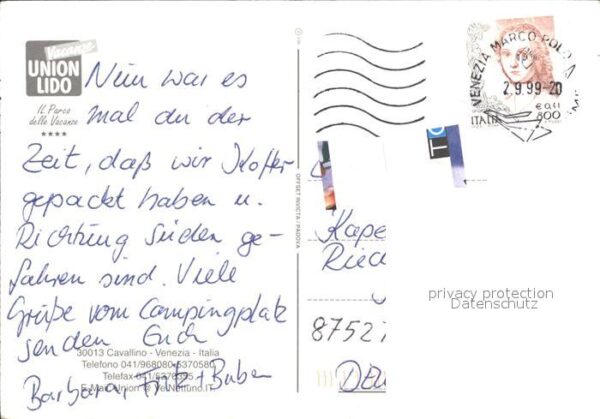 Cavallino Venezia Vacanze Union Lido Fliegeraufnahme – Bild 2