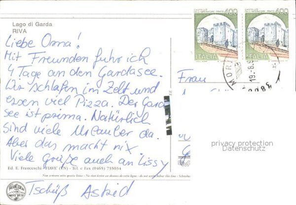 Riva del Garda Panorama Gardasee Alpen Windsurfen – Bild 2