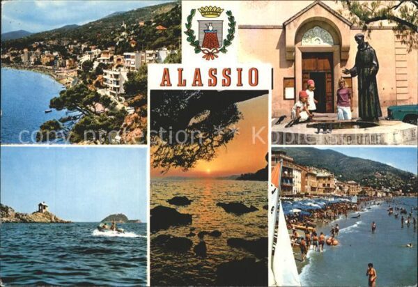 ALASSIO Savona Liguria IT Piazza San Francesco Cappelletta Isola