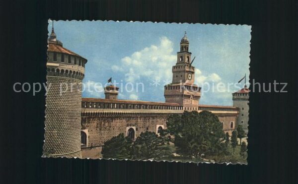 Milano Castello Sforzesco Schloss