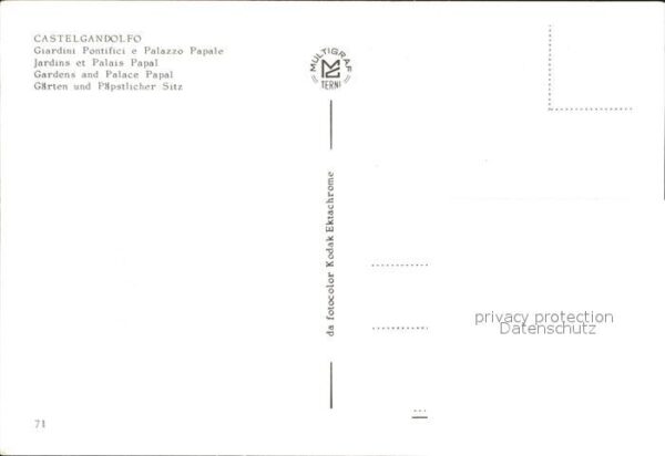 Castelgandolfo Latium Giardini Pontifici e Palazzo Papale Gär – Bild 2