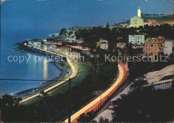 Bussana Notturno Nachtaufnahme