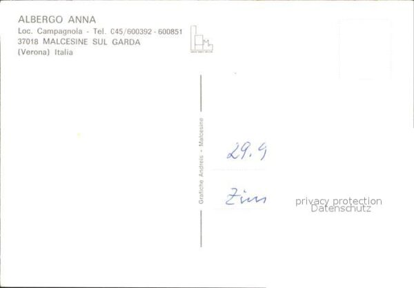Malcesine Lago di Garda Albergo Anna Gardasee – Bild 2