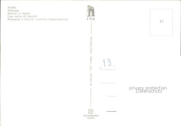 Pesaro Panorama Rossini e Teatro Casa natia Mo – Bild 2